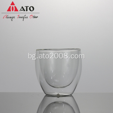Кухненски настолни настолни двойни стени питие стъклена чаша